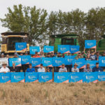 Harvest is underway for Canadian Foodgrains Bank growing projects across the province, including this recent one nearRosemary.