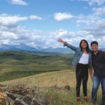 Reaching out to environmentalists such as Steve Lee is part of the behind-the-scenes advocacy outreach effort co-ordinated by Canada’s beef sector. Lee is a climate change activist who runs the Three Percent Project, which aims to get one million Canadian students involved in the effort to combat climate change. Lee (pictured with Kat Cadungog of the Three Percent Project) visited various beef operations, including Stephen Hughes’ ranch near Longview.