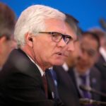 Canadian International Trade Diversification Minister Jim Carr speaks at the first China-Canada economic and financial strategy dialogue in Beijing on Nov. 12, 2018. Photo: Reuters/Jason Lee/Pool