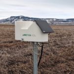A uMetos soil moisture monitor at work. (Metos.at)