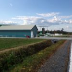 A rendition, by Genitique, of the planned biomethanization plant to be built at Warwick, about 65 km southeast of Trois-Rivieres. (Groupe CNW/Energir)