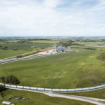 Take a closer look at this photo and you’ll see a 1.6-mile-long grain train being filled at Paterson Grain’s new high-throughput terminal at Bowden — one example of the sort of investment that underpins Alberta’s robust agriculture sector.