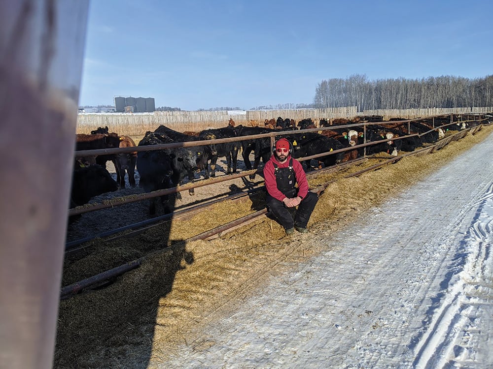 Colin Rice visited several operations before selecting mats for his feedlot near Lacombe.