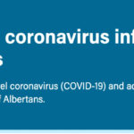 Where to get information on COVID-19 in Alberta
