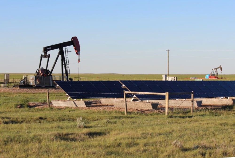 This pilot solar installation, built by SkyFire Energy near Tilley in 2015, could be a model for reclaiming orphan well sites on lower-quality land. Another pilot is underway in the MD of Taber but the provincial UCP government hasn’t demonstrated an interest in using well reclamation money for this sort of project.