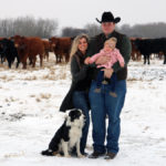 The pandemic has everyone worried but “we’re not alone by any means,” says Tessa Verbeek, pictured with husband Colin and their daughter Rylin.