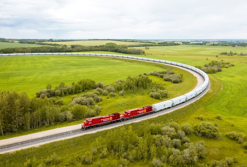 The grain trains just keep getting bigger