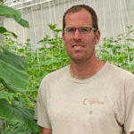 Sales of his farm’s organic produce have risen during the pandemic, says Andrew Mans.
