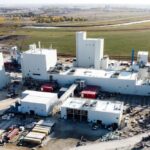 At capacity, Roquette’s Portage la Prairie pea plant will be able to process 125,000 tonnes of yellow peas per year. (CNW Group/Roquette)