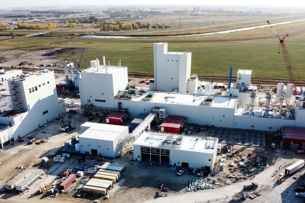 At capacity, Roquette’s Portage la Prairie pea plant will be able to process 125,000 tonnes of yellow peas per year. (CNW Group/Roquette)
