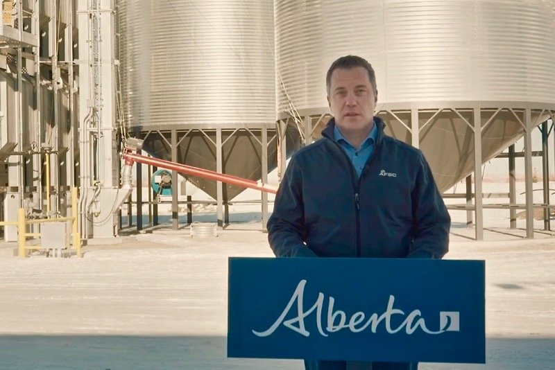 AFSC CEO Darryl Kay announced a 20 per cent cut in farmers’ AgriInsurance premiums for the 2021 crop year on Jan. 25. (AFSC video screengrab via YouTube)
