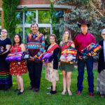 Indigenous students at Olds College participated in an eagle feather ceremony as part of convocation.