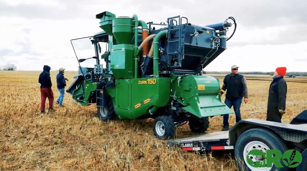 GRO tested out the Zurn 150 harvester in the fall of 2020.