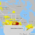 Drought conditions as of May 28, 2021.
