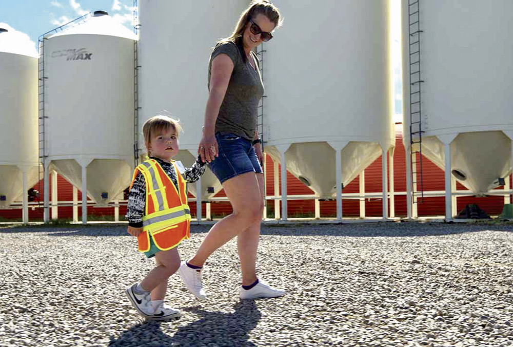 A child-sized safety vest is part of an activity kit on farm safety available through the Canadian Agricultural Safety Association.