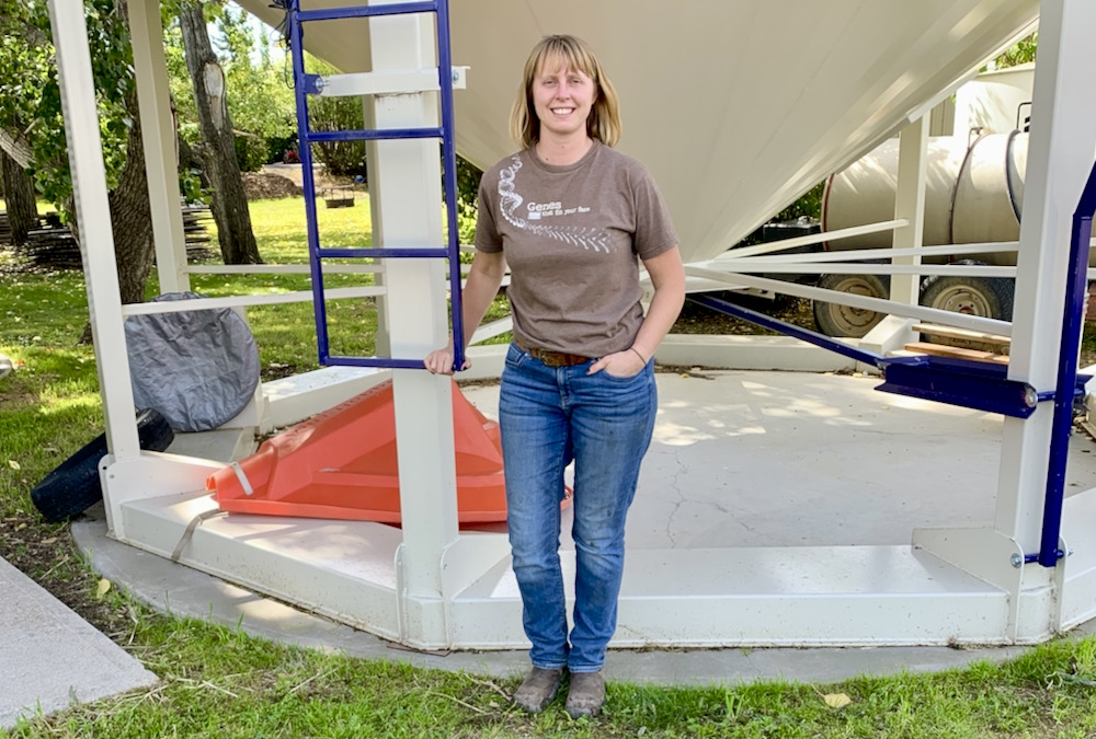 Sarah Weigum of Alect Seeds started getting calls about booking seed in July. The Three Hills-area grower is already sold out of some varieties and says farmers should be talking to their seed provider and thinking about alternatives if their first-choice variety picks aren’t available.
