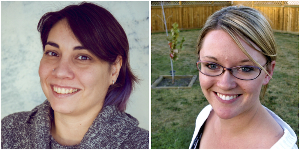 Alexis Kienlen (left) and Jennifer Blair.