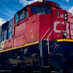 File photo of a CN locomotive in Winnipeg. (Dave Bedard photo)