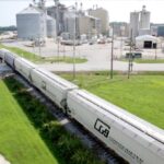 CGB’s soybean processing plant at Mt. Vernon, Ind. (CGB video screengrab)