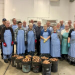 When you’re processing 700,000 pounds of beets, carrots and potatoes, it takes many hands. And although it will take six months to work through that mountain of vegetables, there are many volunteers at Peace Country Gleaners.