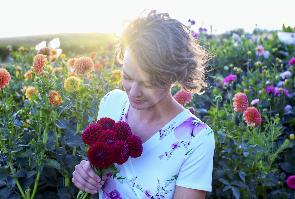 It started small but growing cut flowers has become a passion and a business for former nurse Sarah Schultz.