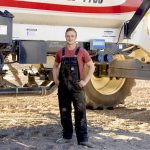 A federal grant covered half the cost of this new $200,000 air cart, which has made his family’s farm more efficient and cut diesel consumption substantially, said Mackenzie Fingerhut.