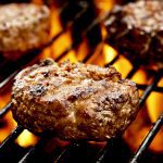 Hamburgers On The Grill