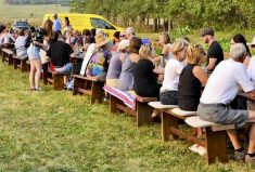Hartell Homestead offered a “long table dinner event” as part of its Open Farm Days offerings.