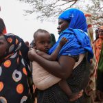 Internally displaced Ethiopians queue to receive food aid in the Higlo camp for people displaced by drought, at the town of Gode in Ethiopia’s Somali region on April 26, 2022. (Photo: Reuters/Tiksa Negeri)