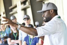 Cows seem to like the flavour of garlic, but it needs to be fresh, says Lakeland College researcher Obioha Durunna, pictured here at the school’s Livestock Field Day this summer.