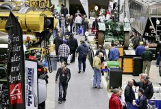 With about 500 exhibitors, the halls and grounds of Westerner Park are filled with equipment and booths. There are an increasing number of overseas exhibitors, as well as buyers, who travel to Red Deer for the event.