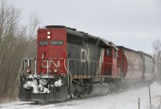CN Rail recently moved more than 800,000 tonnes of Prairie grain in just a week and also had its second-best September ever.