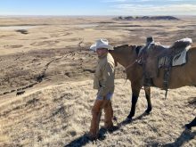 Reg Schellenberg. (Schellenberg family photo via Canadian Cattlemen)
