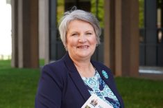 Darlene Compton, shown here on provincial budget day in 2020, became Prince Edward Island&#8217;s first female ag minister in 2022. (PrinceEdwardIsland.ca)
