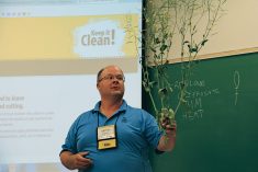 Keith Gabert, pictured here at a 2015 workshop, has long been an advocate of the Keep It Clean program.