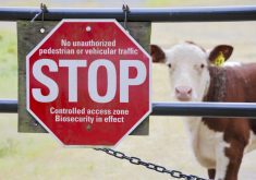 Although protesters aren’t willingly jeopardizing farm biosecurity, they don’t understand protocols and how proactive measures protect against potential animal pandemics, MP John Barlow says.