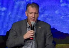 Re-elected board chair, Roger Chevraux.