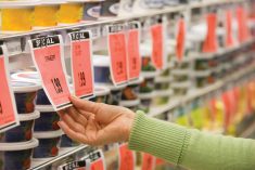 Canadians have become addicted to specials at grocery stores to the point that half of all grocery sales are specials.  phot0: fangxianuo/istock/getty images