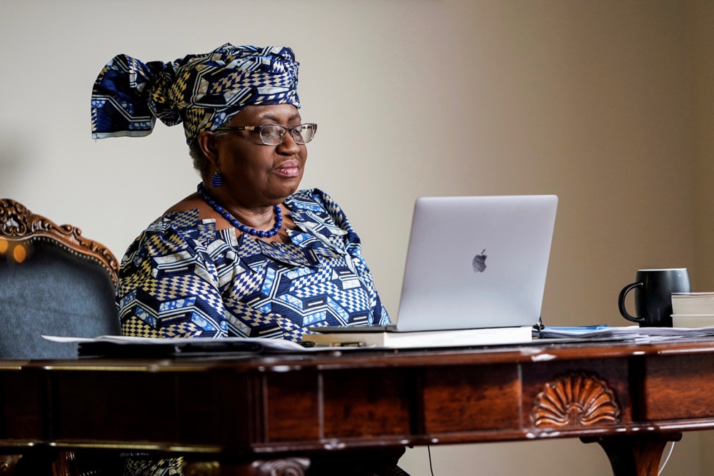 WTO director-general Ngozi Okonjo-Iweala, pictured here in 2021. (Photo: Reuters/Joshua Roberts)
