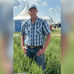 Tony Hyra, western business manager for SeCan, compared AAC Oakman’s yield performance to AAC Brandon.