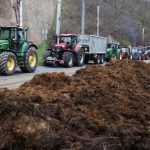 FILE PHOTO. Farmers across Europe wielded their political clout last year when they staged months of sometimes-violent protests against EU red tape. In response, the EU diluted green conditions attached to some farming subsidies.
REUTERS/Eva Korinkova
