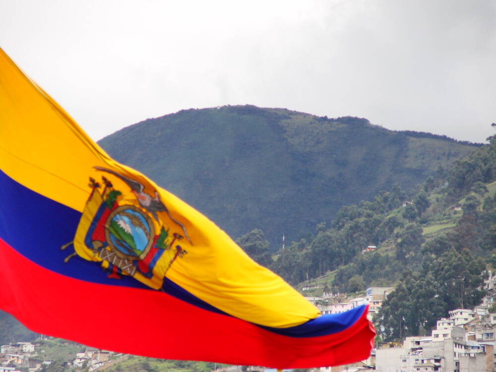 The Ecuadorian flag flies. PHOTO: YAMIL SALINAS MARTÍNEZ/CREATIVE COMMONS
