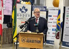 Federal Agriculture Minister Lawrence MacAulay, seen here at Agribition, is retiring from politics. PHOTO: FILE
