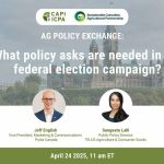 Promotional material for CAPI panel “What Policy Asks Are Needed in the Federal Election Campaign.” Photo taken from @cdnAgriFood via X.com