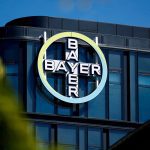 The Bayer AG logo at the headquarters in France. Photo: Reuters/Benoit Tessier/File