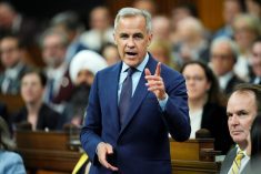 Prime Minister Mark Carney answers a question during question period in the House of Commons on Parliament Hill in Ottawa on Tuesday, June 10, 2025. Photo: Sean Kilpatrick/The Canadian Press via ZUMA Press
