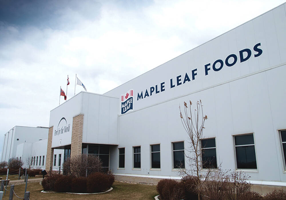 The Maple Leaf plant in Brandon, Man. Photo: Supplied

