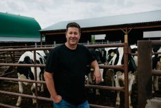 Jason Crozier, a fifth-generation dairy farmer farms near Namao, just outside of Edmonton. Crozier and his farm were featured in an Alberta Milk campaign to showcase the importance of local food.