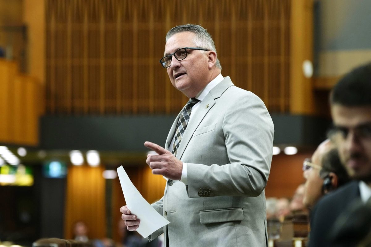 Minister of Agriculture and Agri-Food Heath MacDonald rises during Question Period in the House of Commons on Parliament Hill in Ottawa, Friday, June 20, 2025. Photo: Justin Tang/The Canadian Press via ZUMA Press
