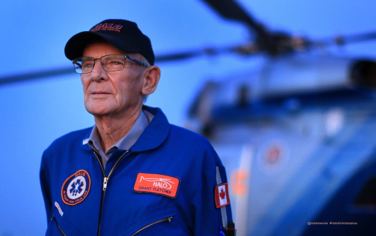 HALO pilot Grant Fletcher